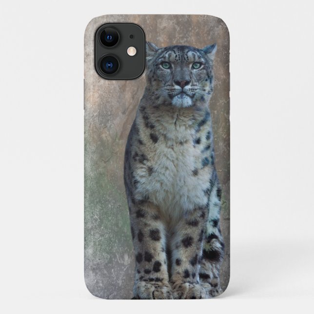 Leopard Lookout iPhone 11 Case (Back)