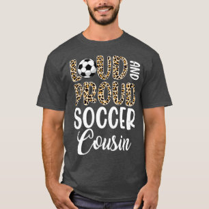 Leopard Loud Proud American Cousin Family T-Shirt