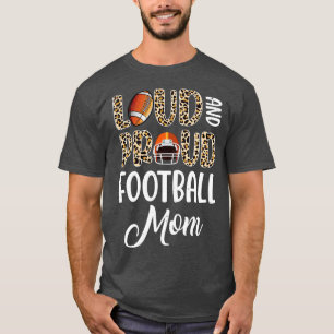 Leopard Loud Proud American Mum Family T-Shirt