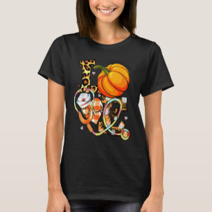Leopard Love Nurse Life Fall Vibes CNA Life RN Tha T-Shirt