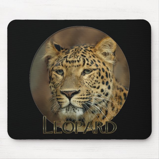 Leopard Lovers Art Mouse Mat (Front)