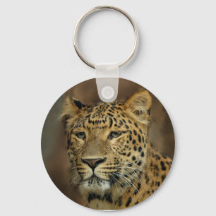 leopard lovers key ring
