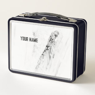 Leopard Lunch Box – Custom Minimalist Art