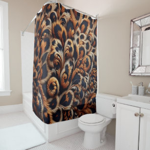 Leopard Luxe: Transform Your Bathroom with a Shower Curtain