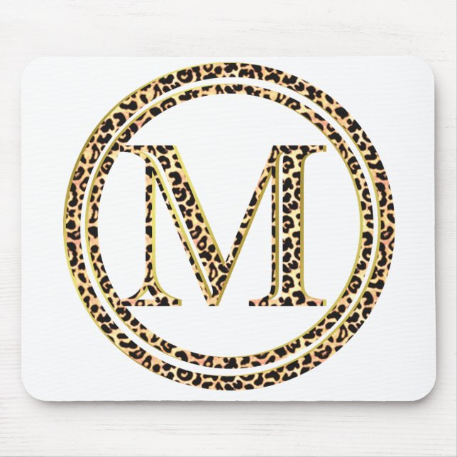 Leopard M Mouse Mat (Front)