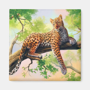 Leopard Magnet
