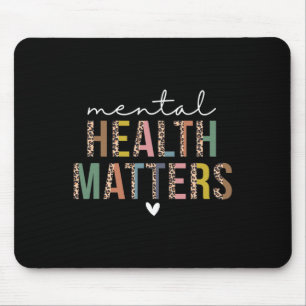 Leopard Mental Health Problems Human Brain Illness Mouse Mat