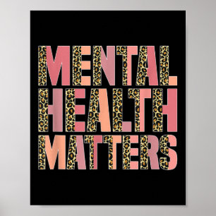 Leopard Mental Health S Awareness Month Poster