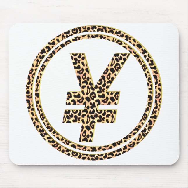Leopard ¥ mouse mat (Front)