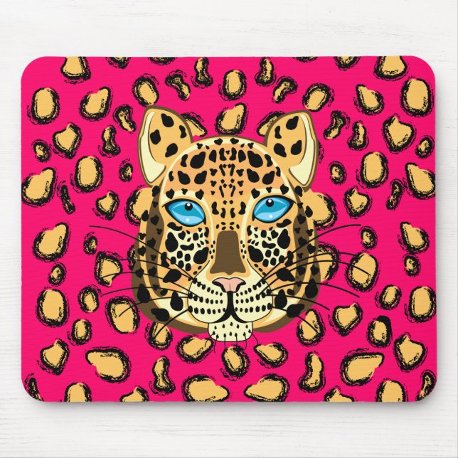 Leopard Mouse Mat (Front)