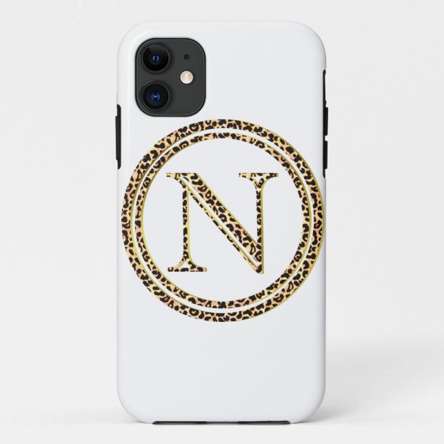 Leopard N Case-Mate iPhone Case (Back)