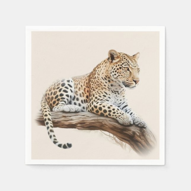 Leopard Napkin (Front)