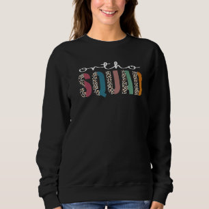 Leopard Nursing Ortho Squad Orthopaedics Nurse Sweatshirt