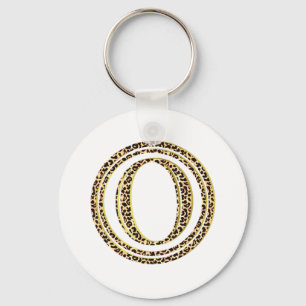 Leopard O Key Ring