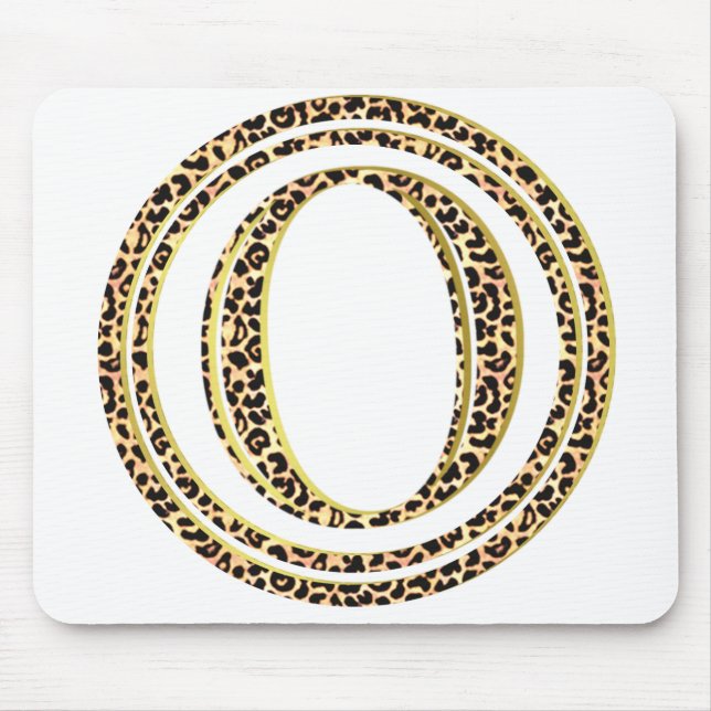 Leopard O Mouse Mat (Front)