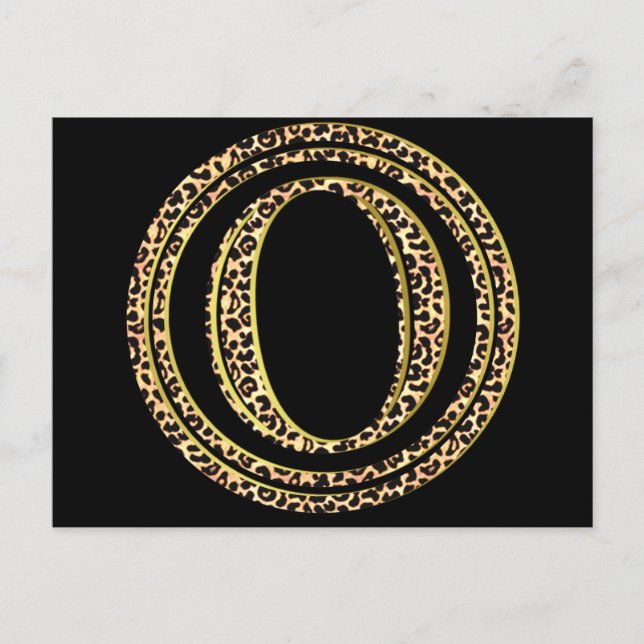 Leopard O Postcard (Front)