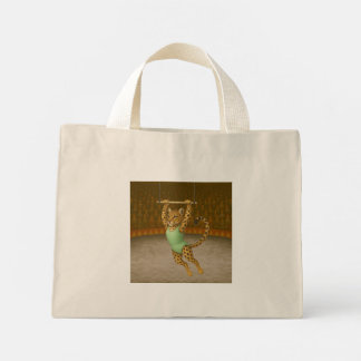 Leopard on a trapeze Tote Bag
