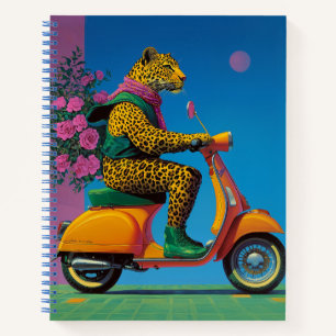 Leopard on Wheels: A Stylish Ride, Notebook