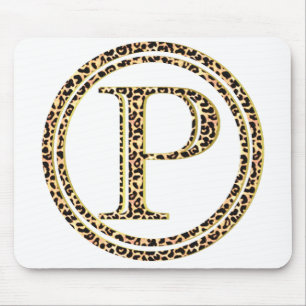 Leopard P Mouse Mat