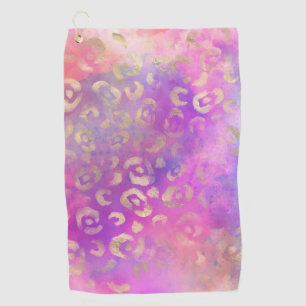 Leopard Paint Series Design 11 Golf Towel