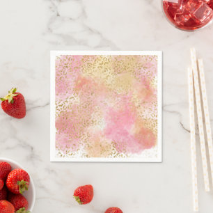 Leopard Paint Series Design 13 Napkin