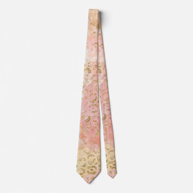 Leopard Paint Series Design 13  Tie (Front)