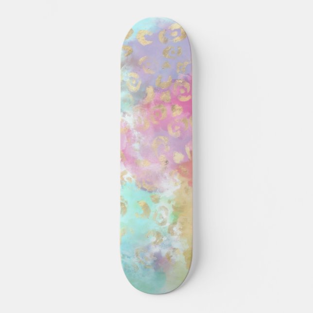 Leopard Paint Series Design 2    Skateboard (Front)