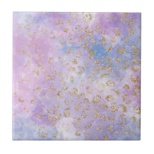 Leopard Paint Series Design 3 Tile