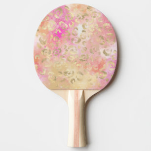 Leopard Paint Series Design 5 Ping Pong Paddle