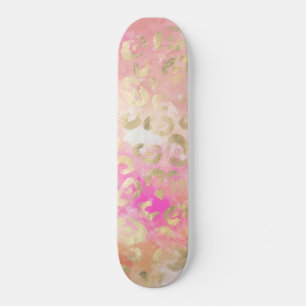 Leopard Paint Series Design 5   Skateboard