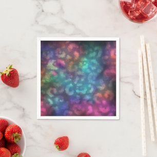Leopard Paint Series Design 6 Napkin