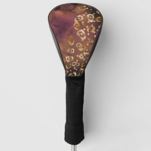 Leopard Paint Series Design 7 Golf Head Cover