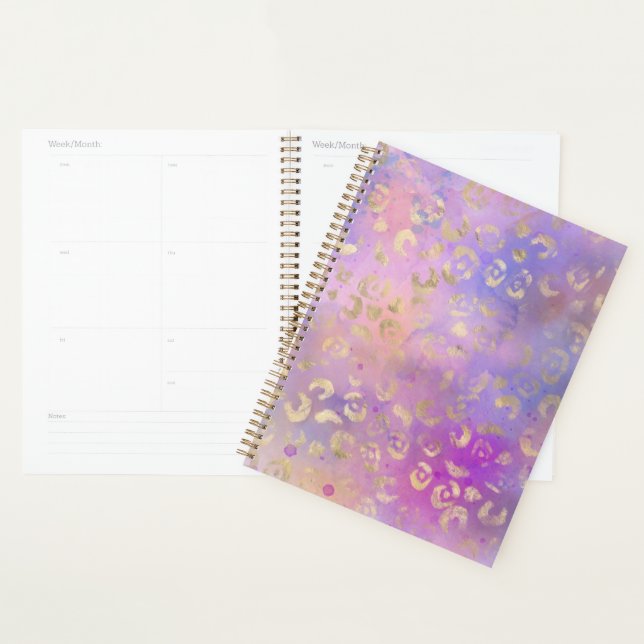 Leopard Paint Series Design 8  Planner (Display)