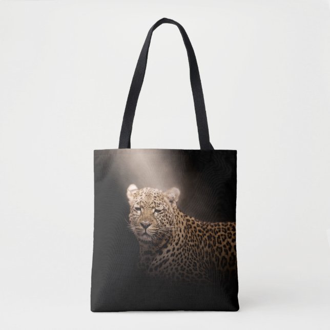 Leopard Panther Animal Wild Safari Jungle Afri Tote Bag (Front)