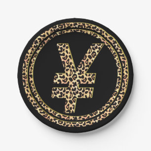 Leopard ¥ paper plate