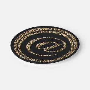 Leopard @ paper plate