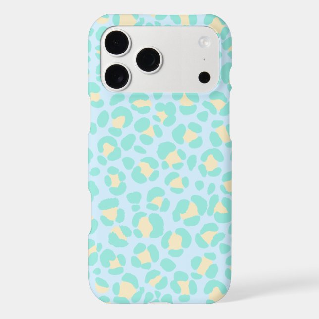 Leopard Pastel Blue Yellow (Back)