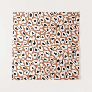 Leopard pattern, african animal print design tapestry