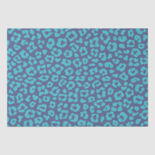 Leopard Pattern-Blue- Tissue Paper