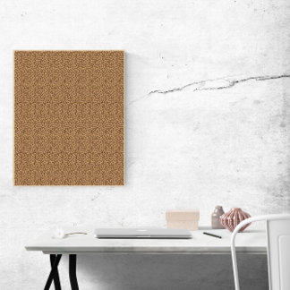 Leopard Pattern Brown Poster