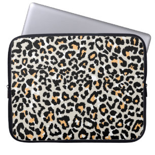 leopard pattern colored wild seamless laptop sleeve