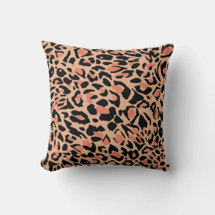 Leopard pattern cushion