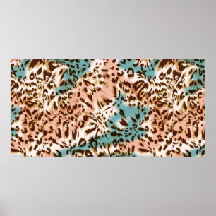 Leopard pattern illustration, animal print