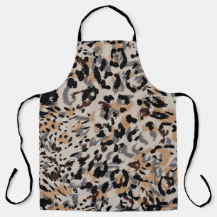 Leopard pattern, jaguar pattern, animal fur apron