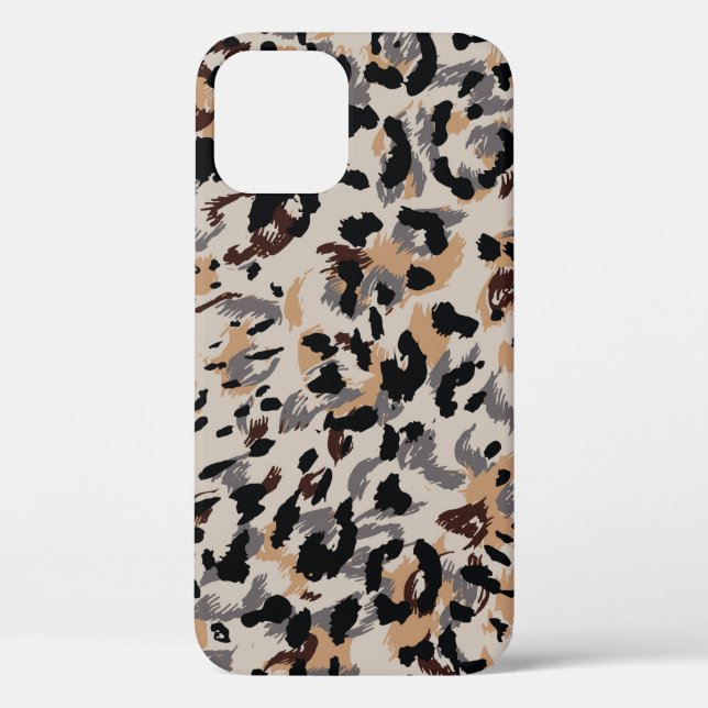 Leopard pattern, jaguar pattern, animal fur Case-Mate iPhone case (Back)
