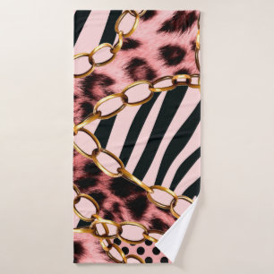 Leopard Pattern, Leopard Print, Animal print, Bath Towel