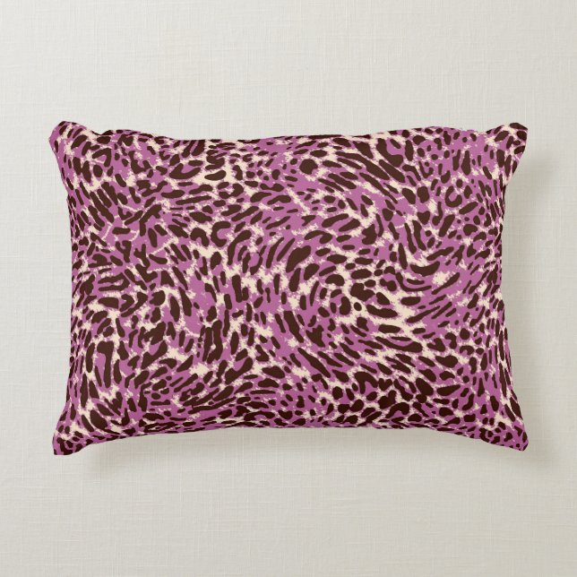 Leopard Pattern, Leopard Print, Animal print,  Decorative Cushion (Front)