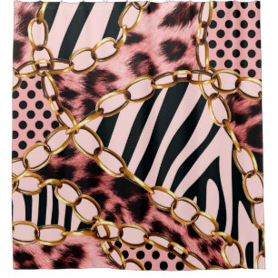 Leopard Pattern, Leopard Print, Animal print, Shower Curtain