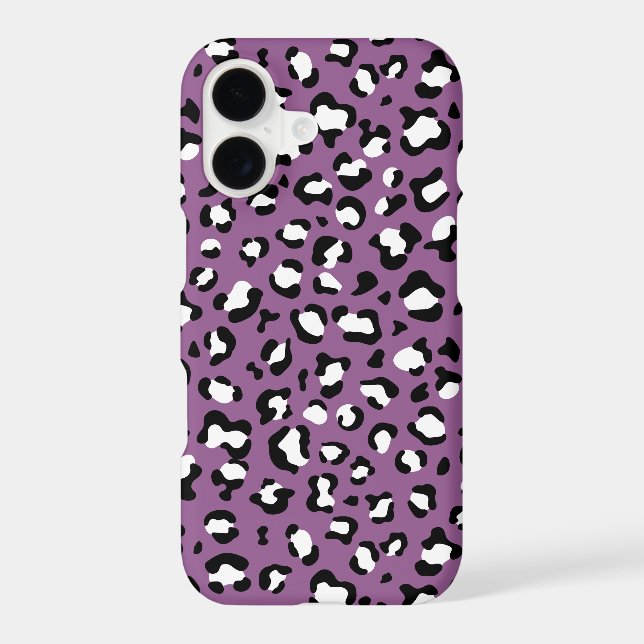 Leopard Pattern, Leopard Spots, Purple Leopard (Back)