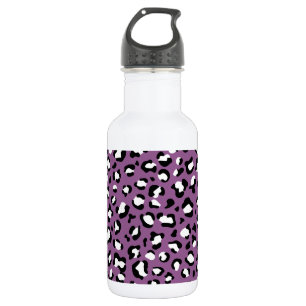 Leopard Pattern, Leopard Spots, Purple Leopard 532 Ml Water Bottle
